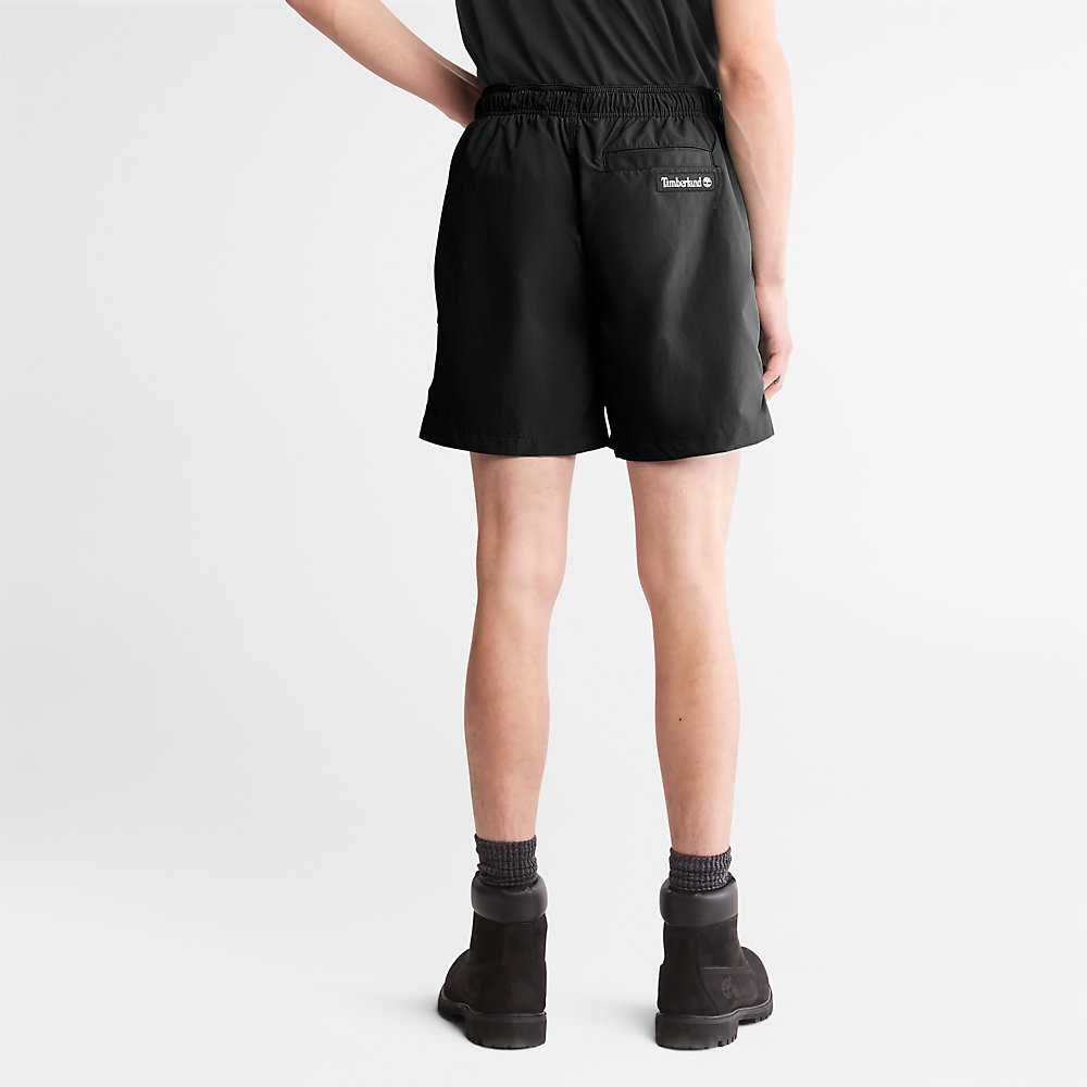 Men's Timberland All Gender Shorts Black | UAE-0439178