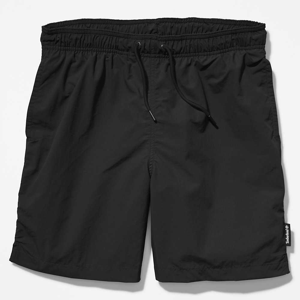 Men's Timberland All Gender Shorts Black | UAE-0439178