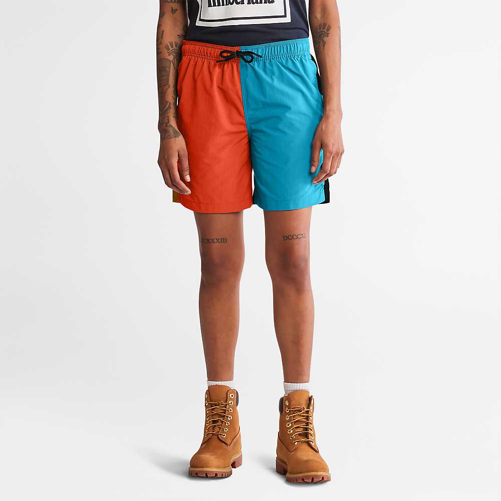 Men's Timberland All Gender Shorts Orange | UAE-8654217