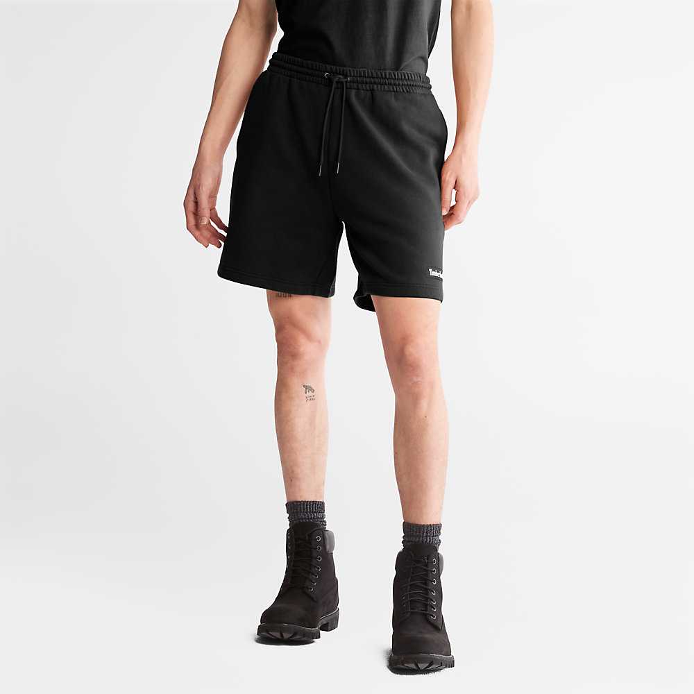 Men's Timberland All Gender Sweat Shorts Black | UAE-1270389