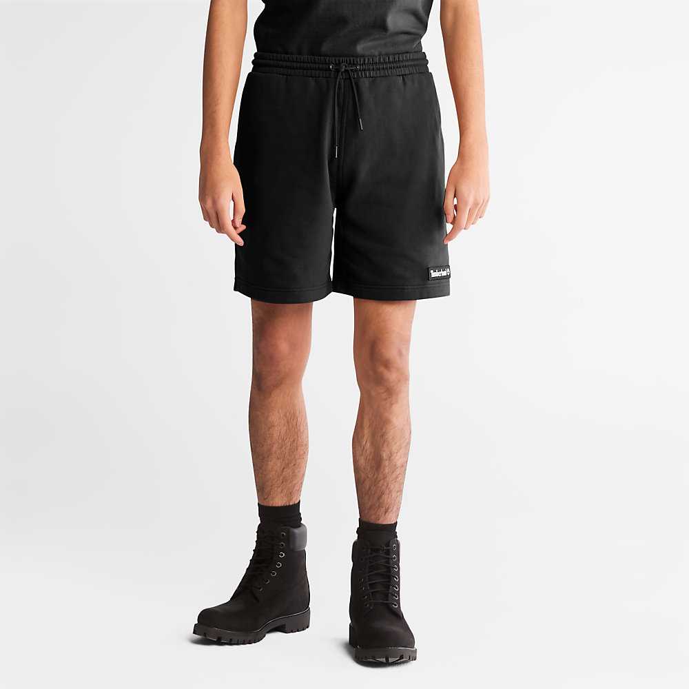 Men's Timberland All Gender Sweat Shorts Black | UAE-1270389