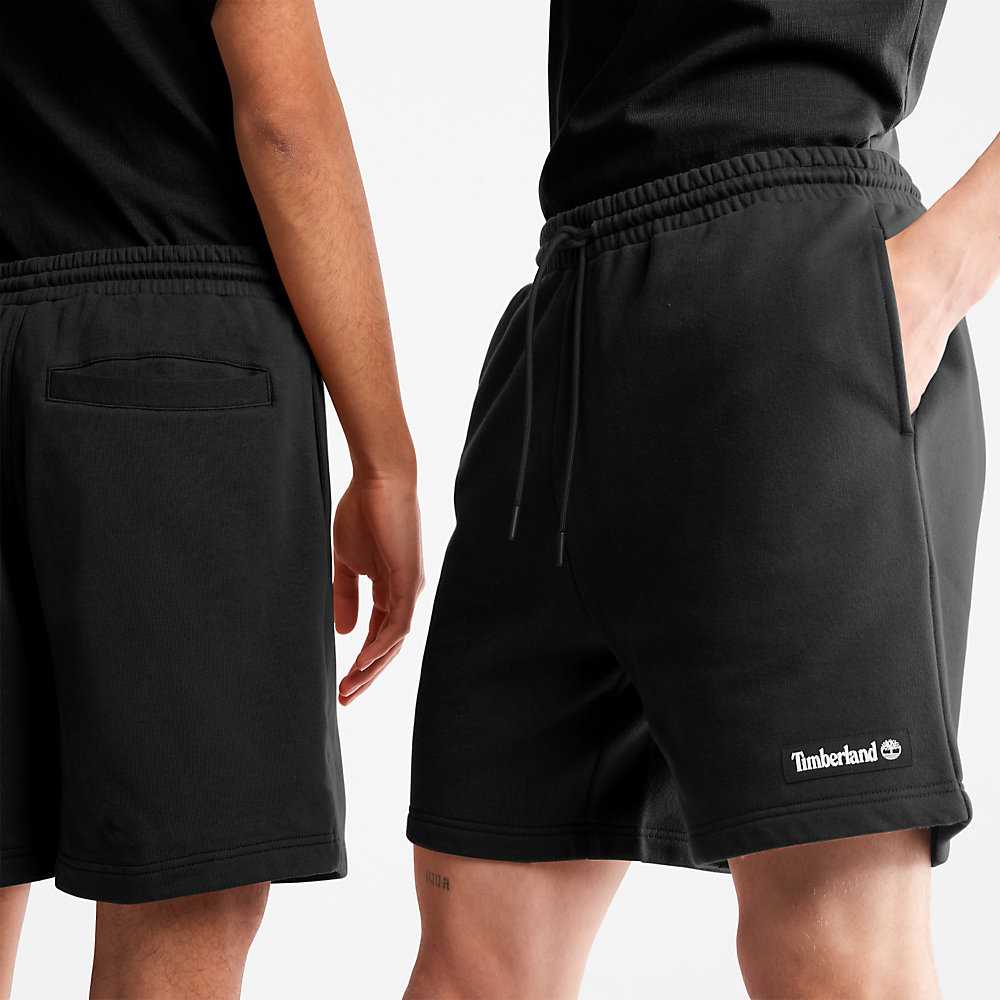 Men's Timberland All Gender Sweat Shorts Black | UAE-1270389