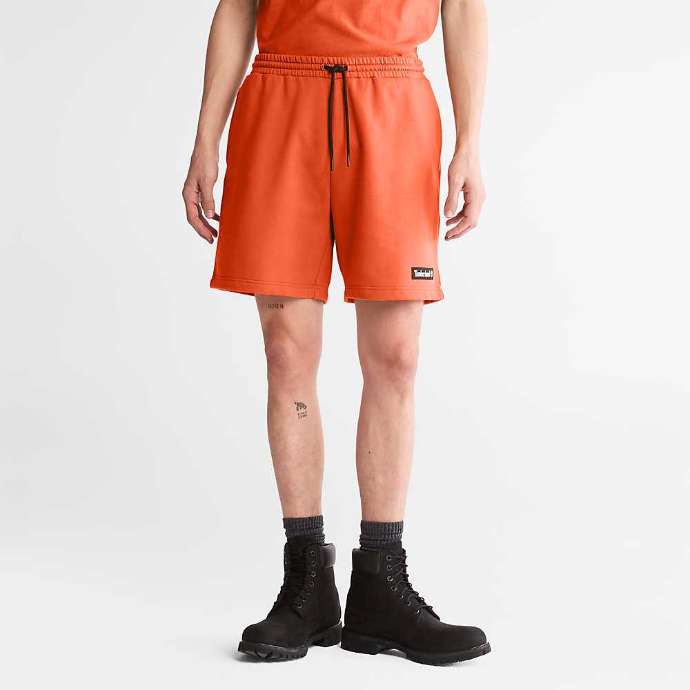 Men's Timberland All Gender Sweat Shorts Orange | UAE-1954820