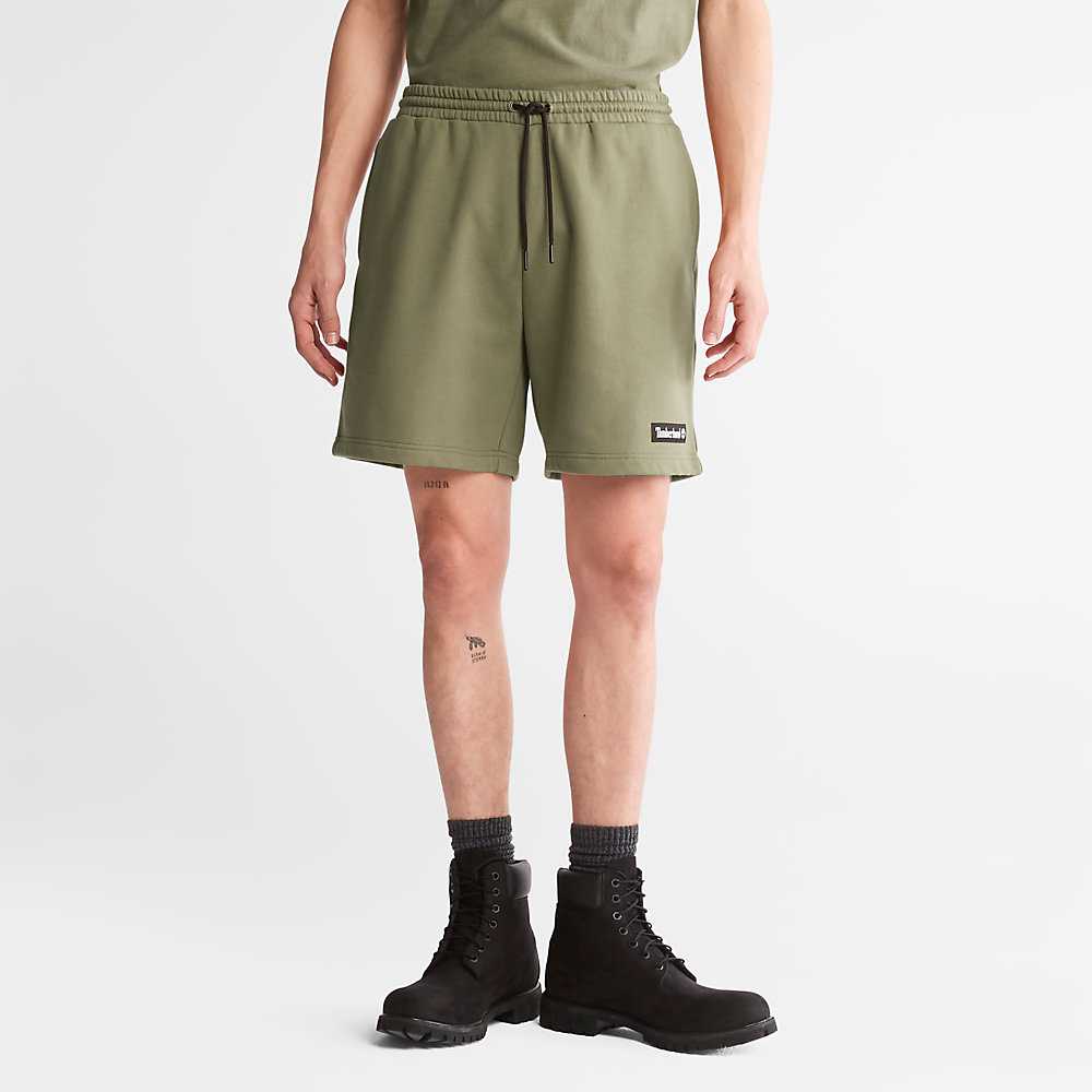 Men's Timberland All Gender Sweat Shorts Green | UAE-2418370