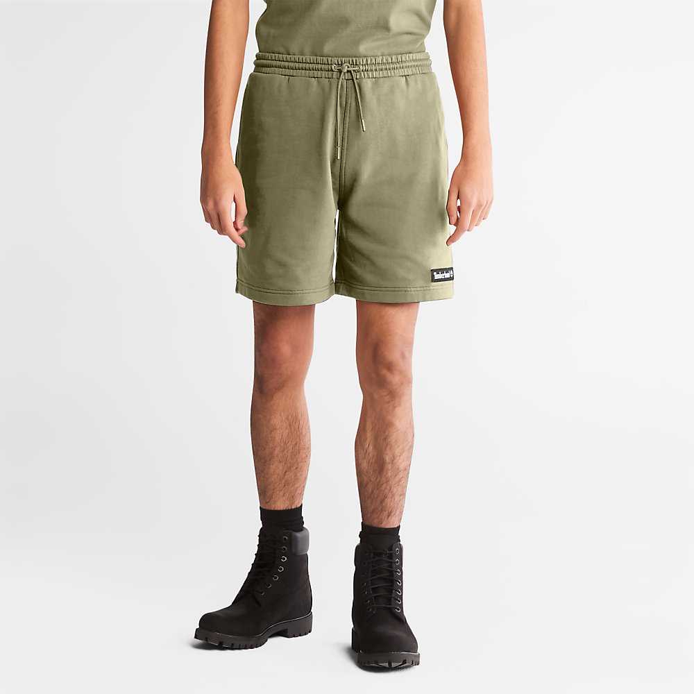 Men's Timberland All Gender Sweat Shorts Green | UAE-2418370