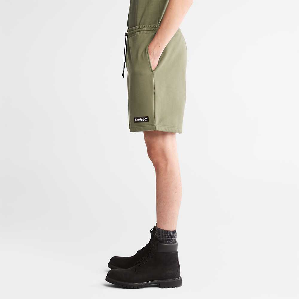 Men's Timberland All Gender Sweat Shorts Green | UAE-2418370