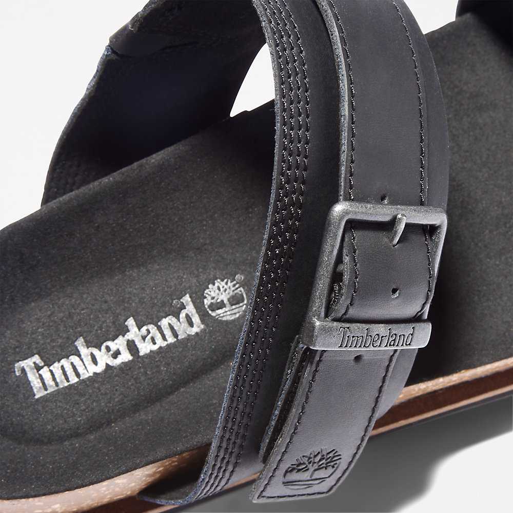 Men's Timberland Amalfi Vibes 2 Sandals Black | UAE-4567920