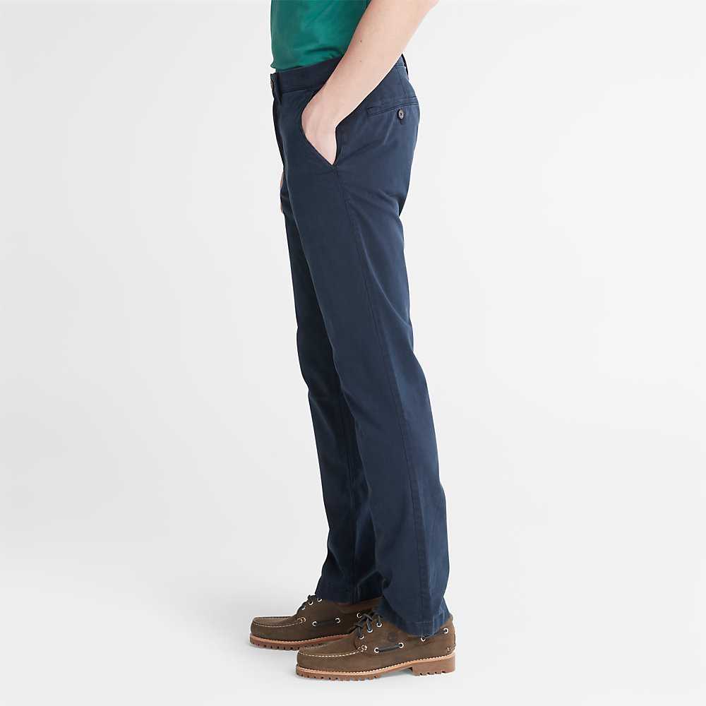 Men's Timberland Anti-odour Ultra-stretchs Pants Dark Blue | UAE-5048973