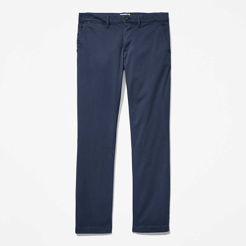 Men's Timberland Anti-odour Ultra-stretchs Pants Dark Blue | UAE-5048973