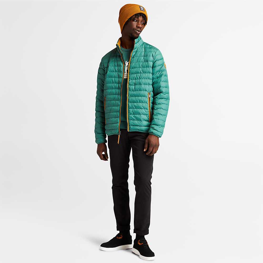 Men's Timberland Axis Peak Rain Jackets Green | UAE-2568417