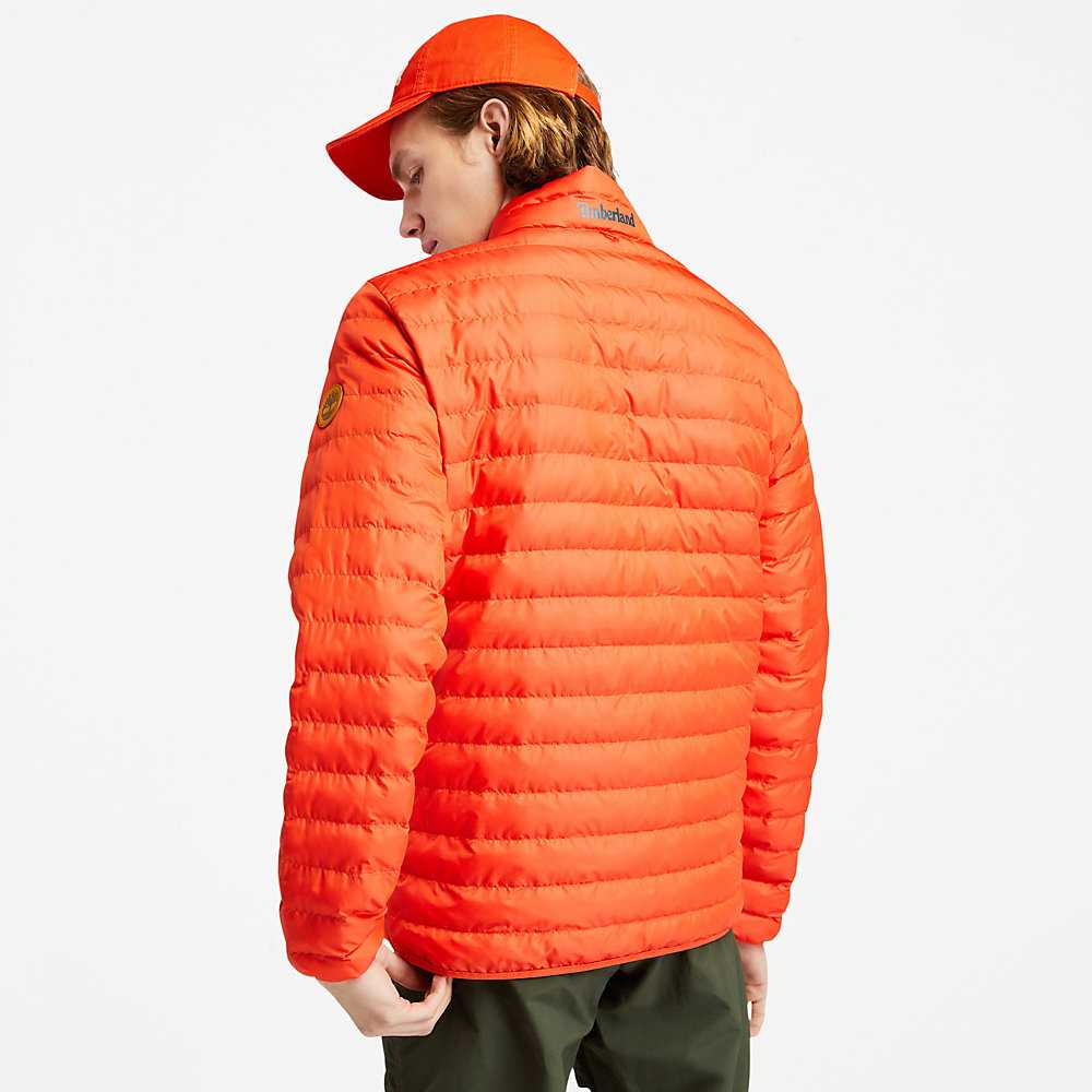 Men's Timberland Axis Peak Rain Jackets Orange | UAE-5427163