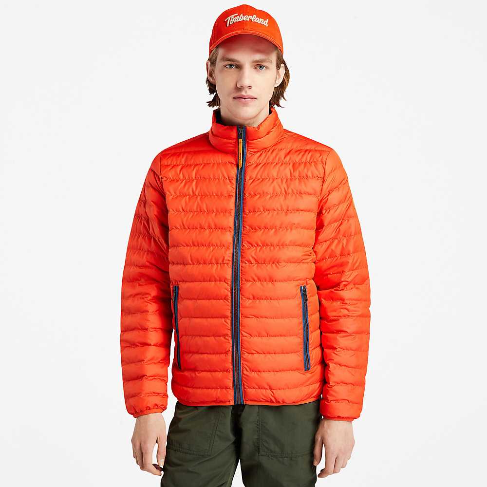 Men\'s Timberland Axis Peak Rain Jackets Orange | UAE-5427163