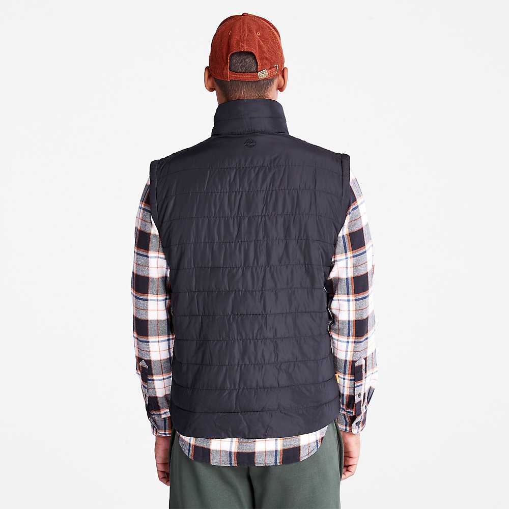 Men's Timberland Axis Peak Vest Black | UAE-7853619