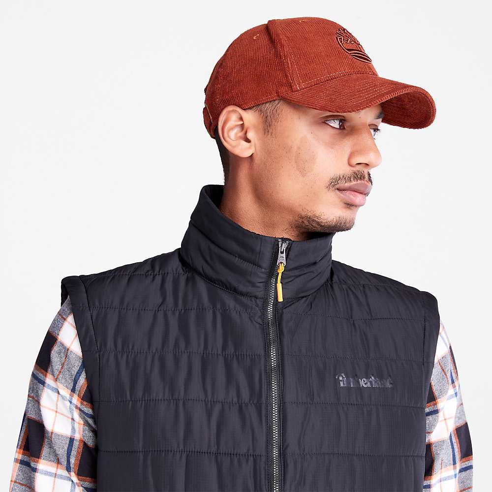 Men's Timberland Axis Peak Vest Black | UAE-7853619