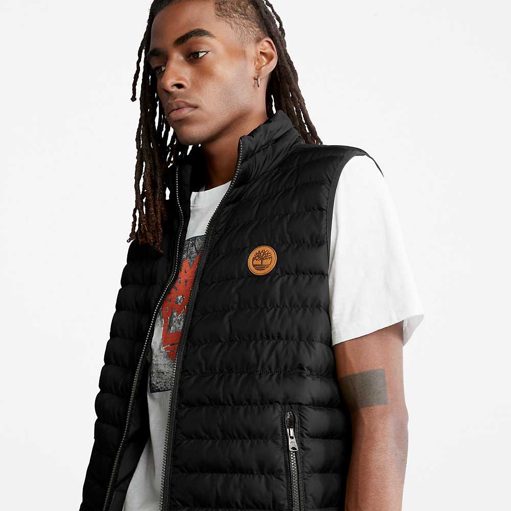 Men's Timberland Axis Peak Vest Black | UAE-9230478