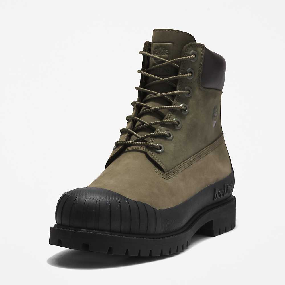 Men's Timberland Bee Line x Timberland® Work Boots Dark Green | UAE-4132897