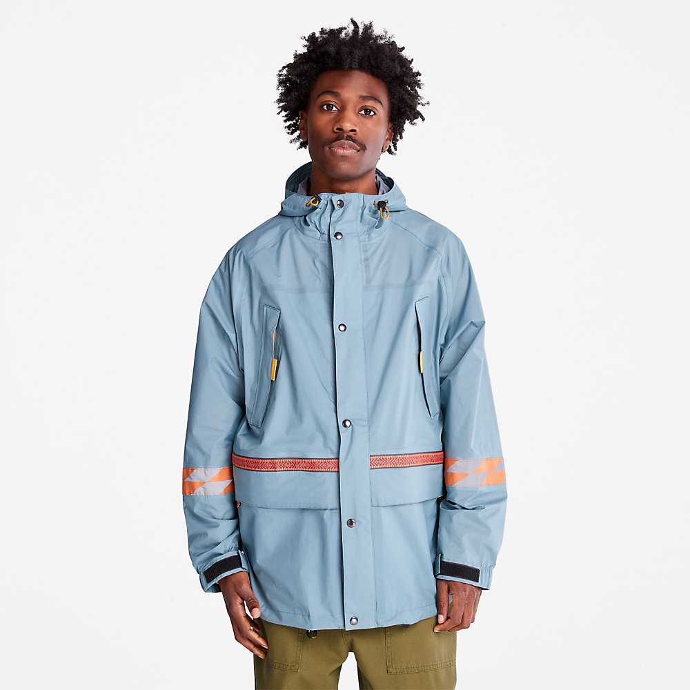 Men's Timberland Bee Line x Timberland® Parka Jackets Blue | UAE-6450731