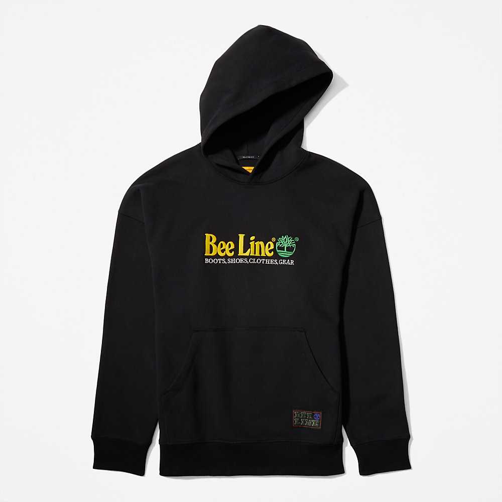 Men's Timberland Bee Line x Timberland® Hoodie Black | UAE-9263750