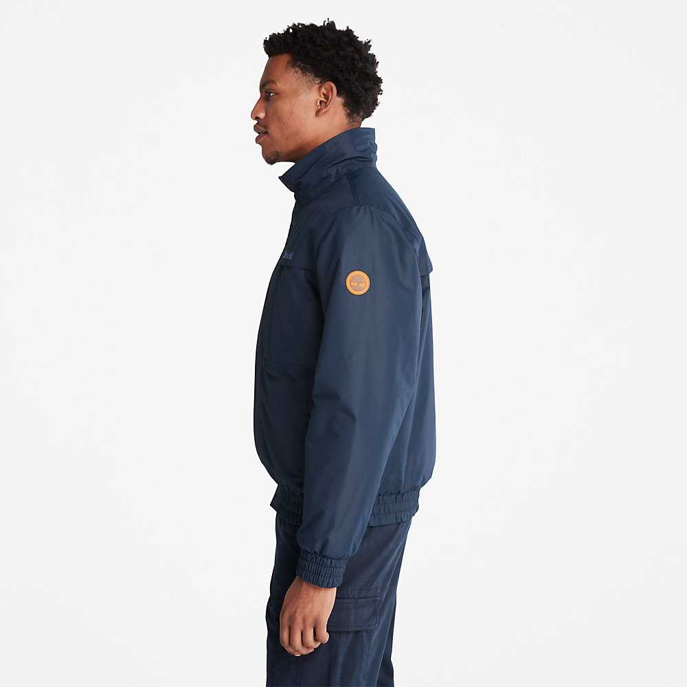 Men's Timberland Benton Water-Resistant Insulated Jackets Dark Blue | UAE-2089765