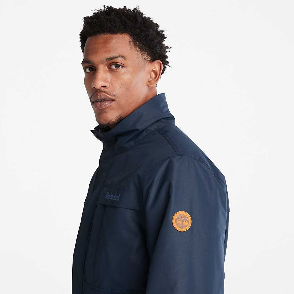 Men's Timberland Benton Water-Resistant Insulated Jackets Dark Blue | UAE-2089765