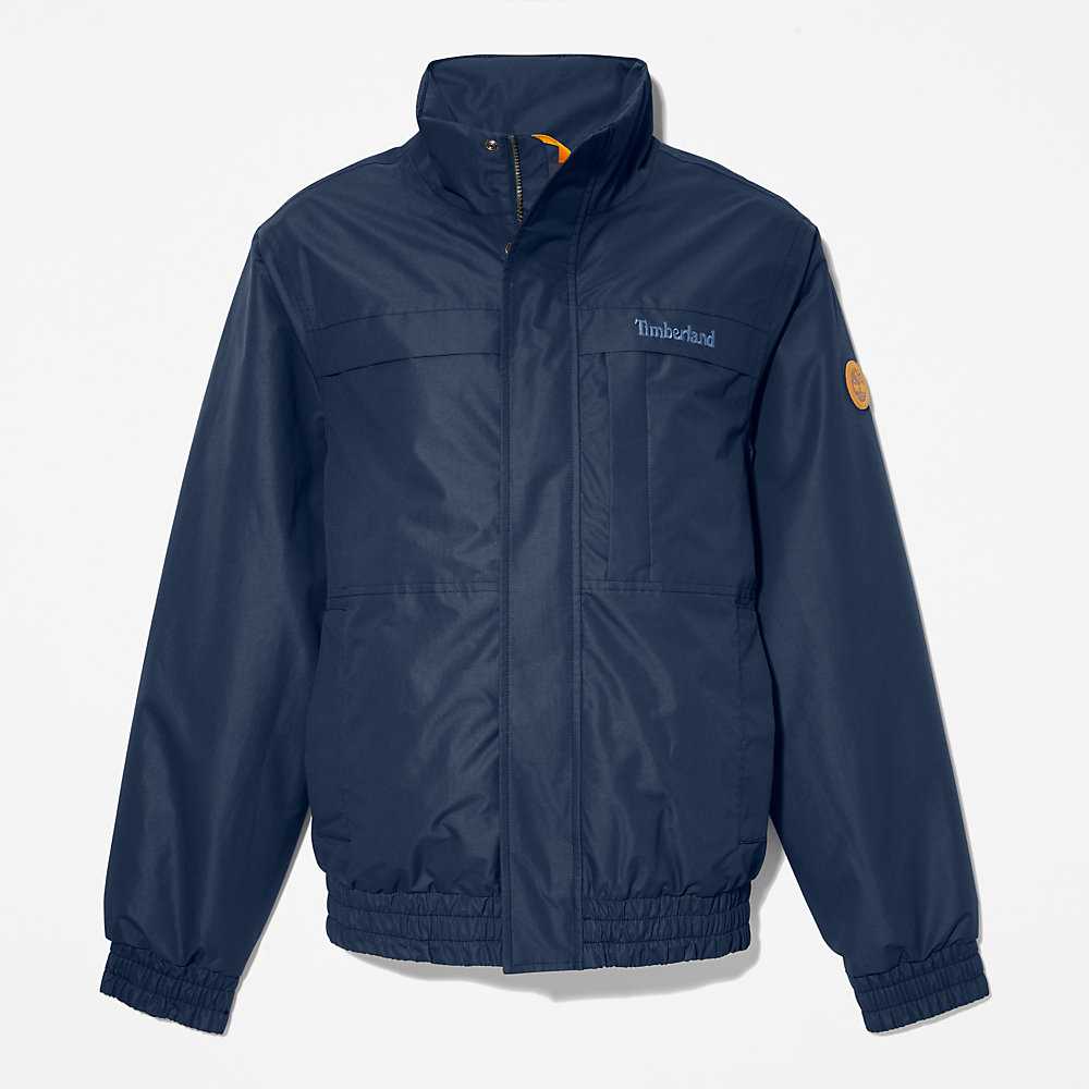 Men's Timberland Benton Water-Resistant Insulated Jackets Dark Blue | UAE-2089765