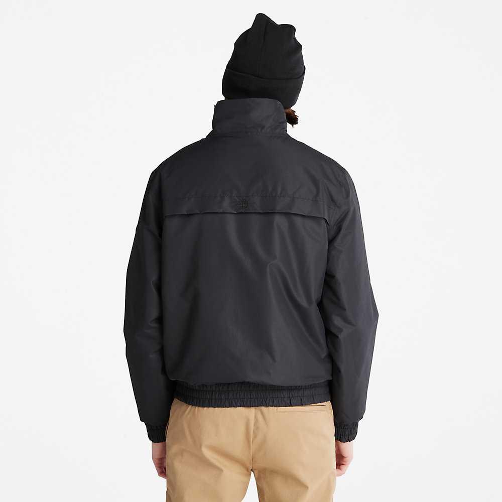 Men's Timberland Benton Water-Resistant Insulated Jackets Black | UAE-6243150