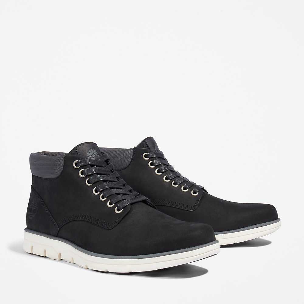 Men's Timberland Bradstreet Chukka Boots Black | UAE-2396147