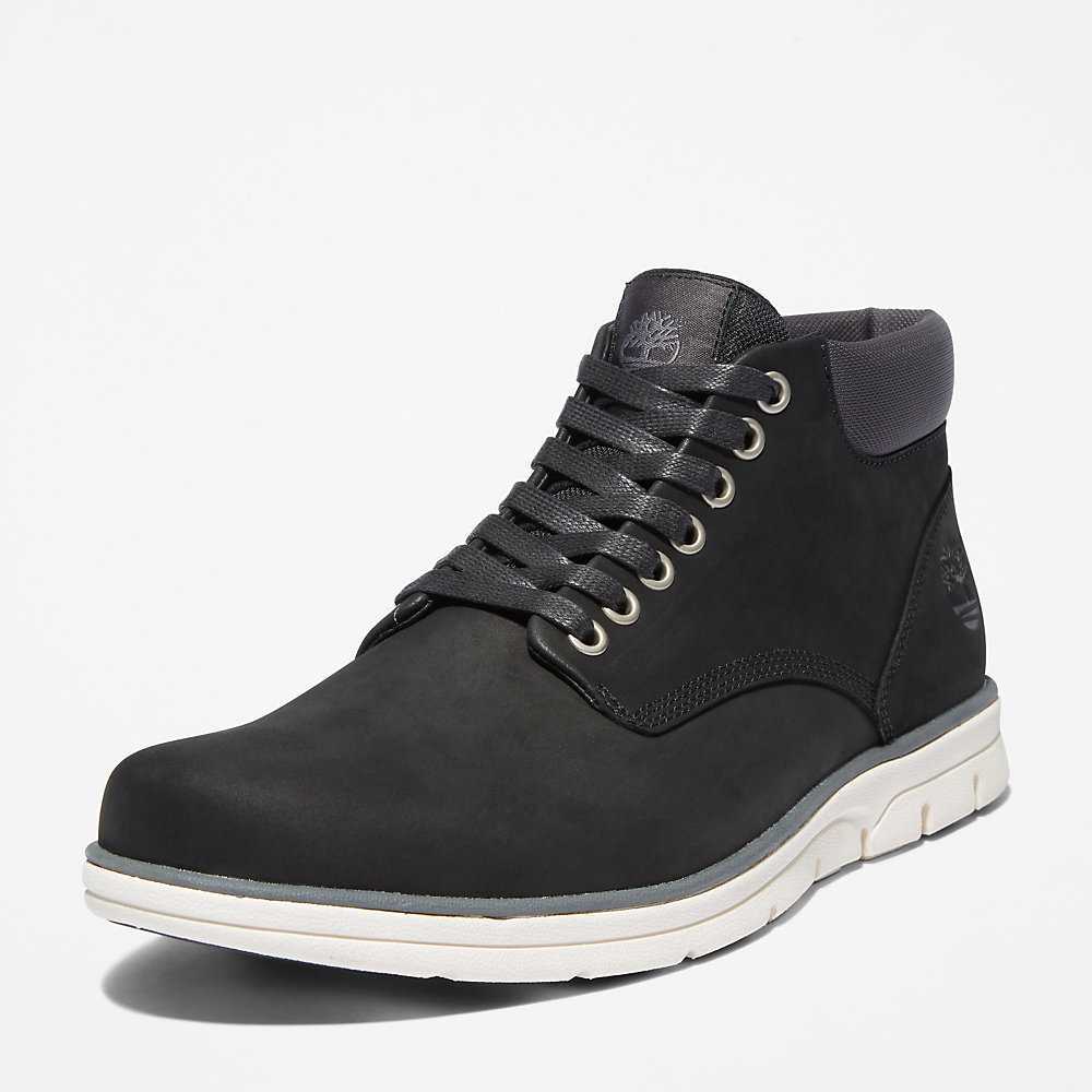 Men's Timberland Bradstreet Chukka Boots Black | UAE-2396147