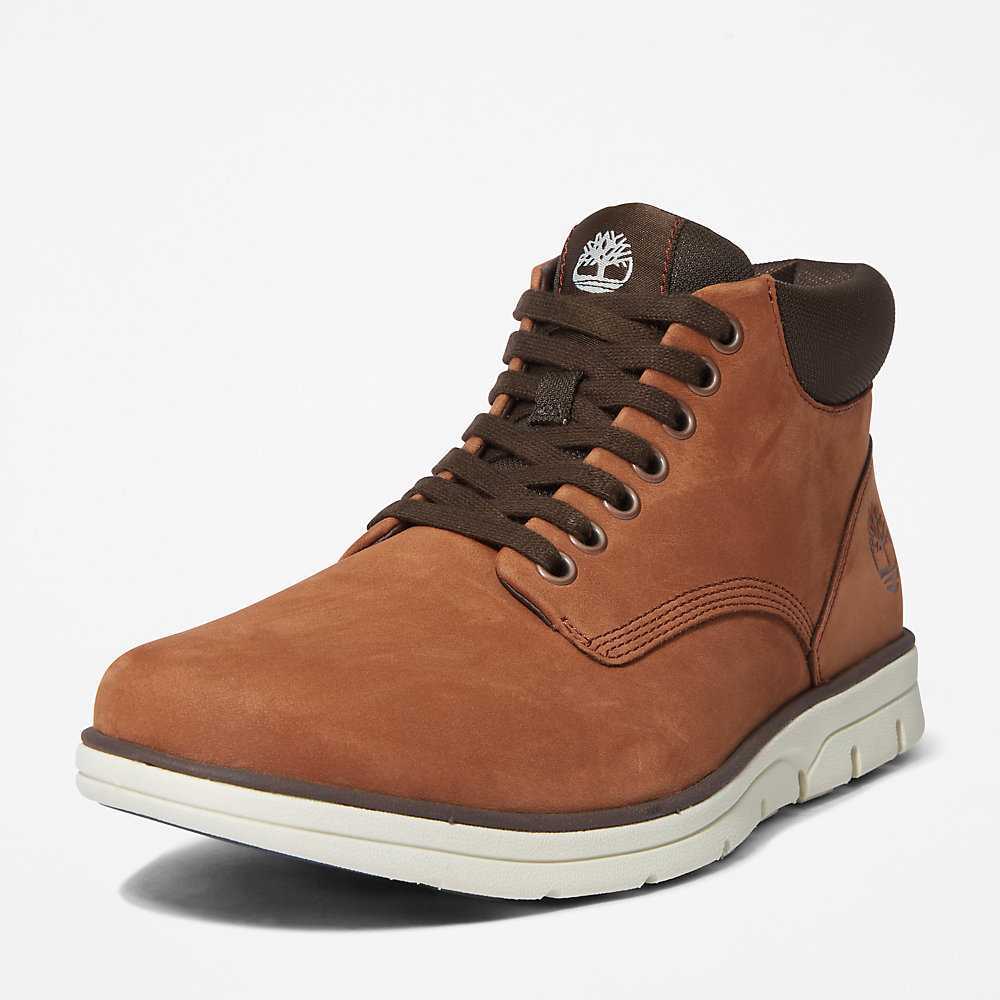 Men's Timberland Bradstreet Chukka Boots Dark Brown | UAE-3149286