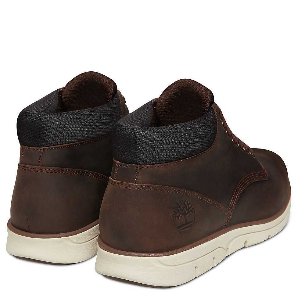 Men's Timberland Bradstreet Chukka Boots Dark Brown | UAE-8417532