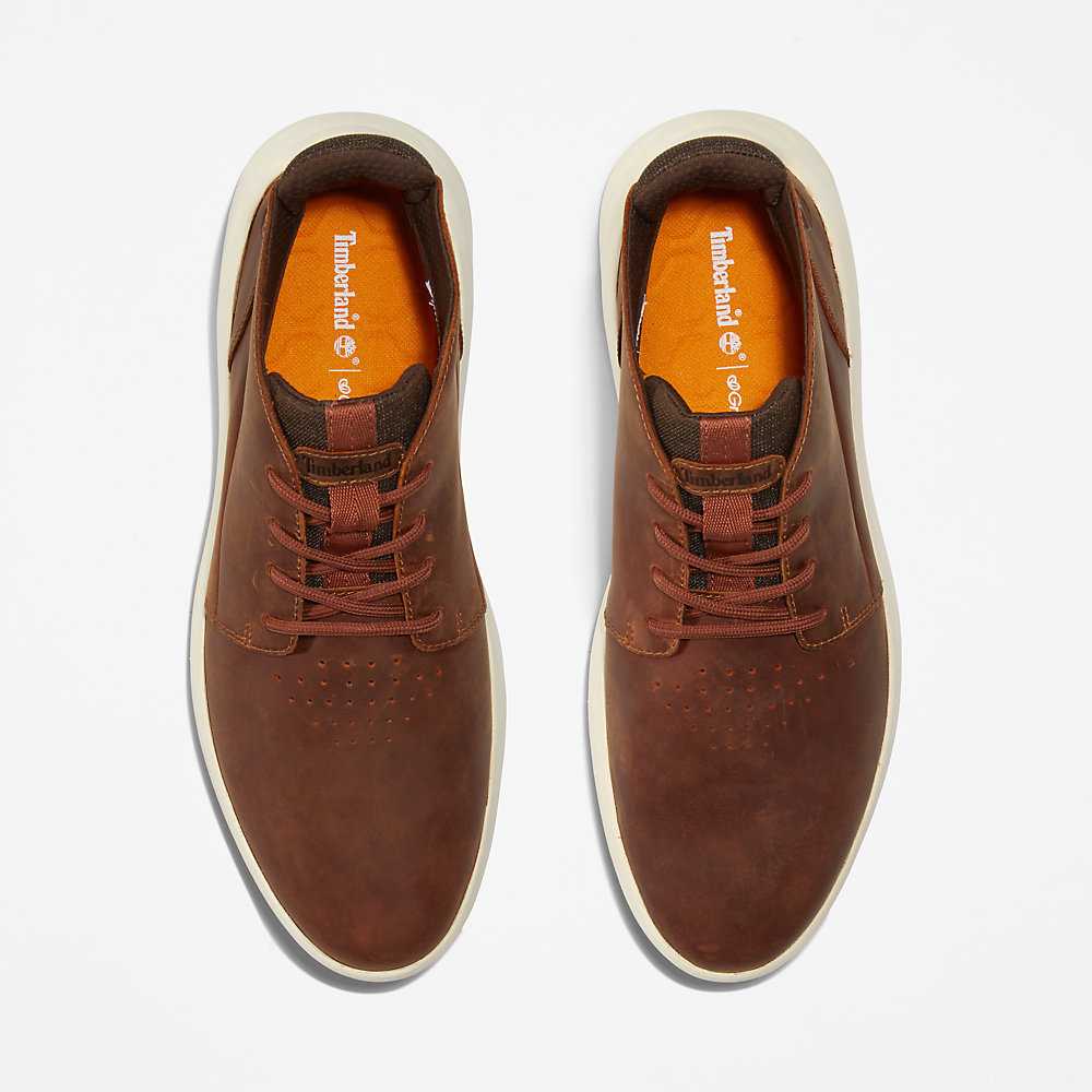 Men's Timberland Bradstreet Ultra Chukka Boots Brown | UAE-1980734