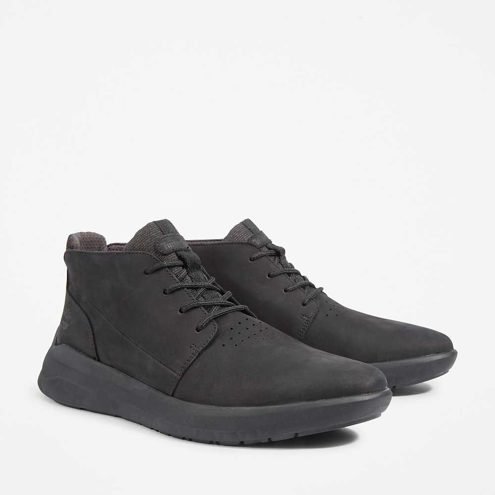 Men's Timberland Bradstreet Ultra Chukka Boots Black | UAE-3754960