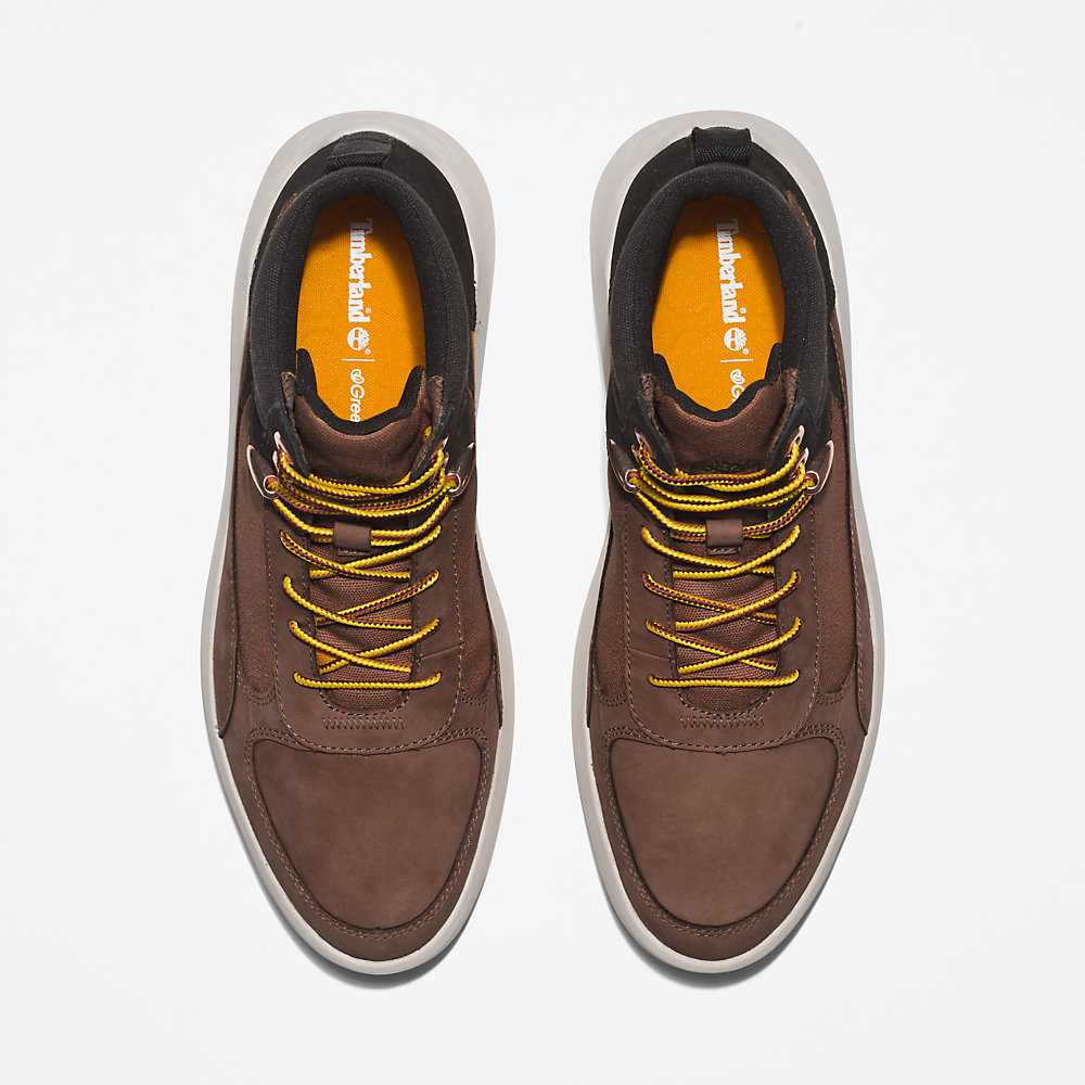 Men's Timberland Bradstreet Ultra Chukka Boots Dark Brown | UAE-7642395