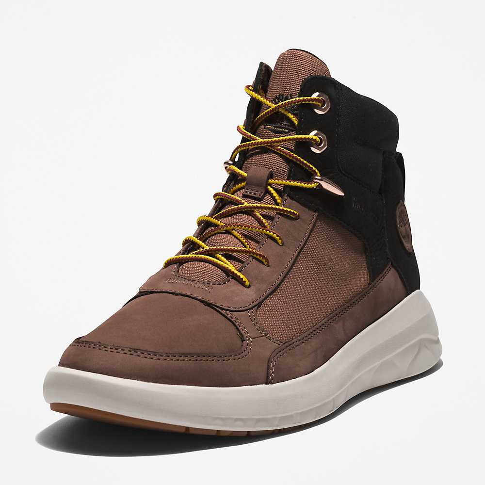 Men's Timberland Bradstreet Ultra Chukka Boots Dark Brown | UAE-7642395