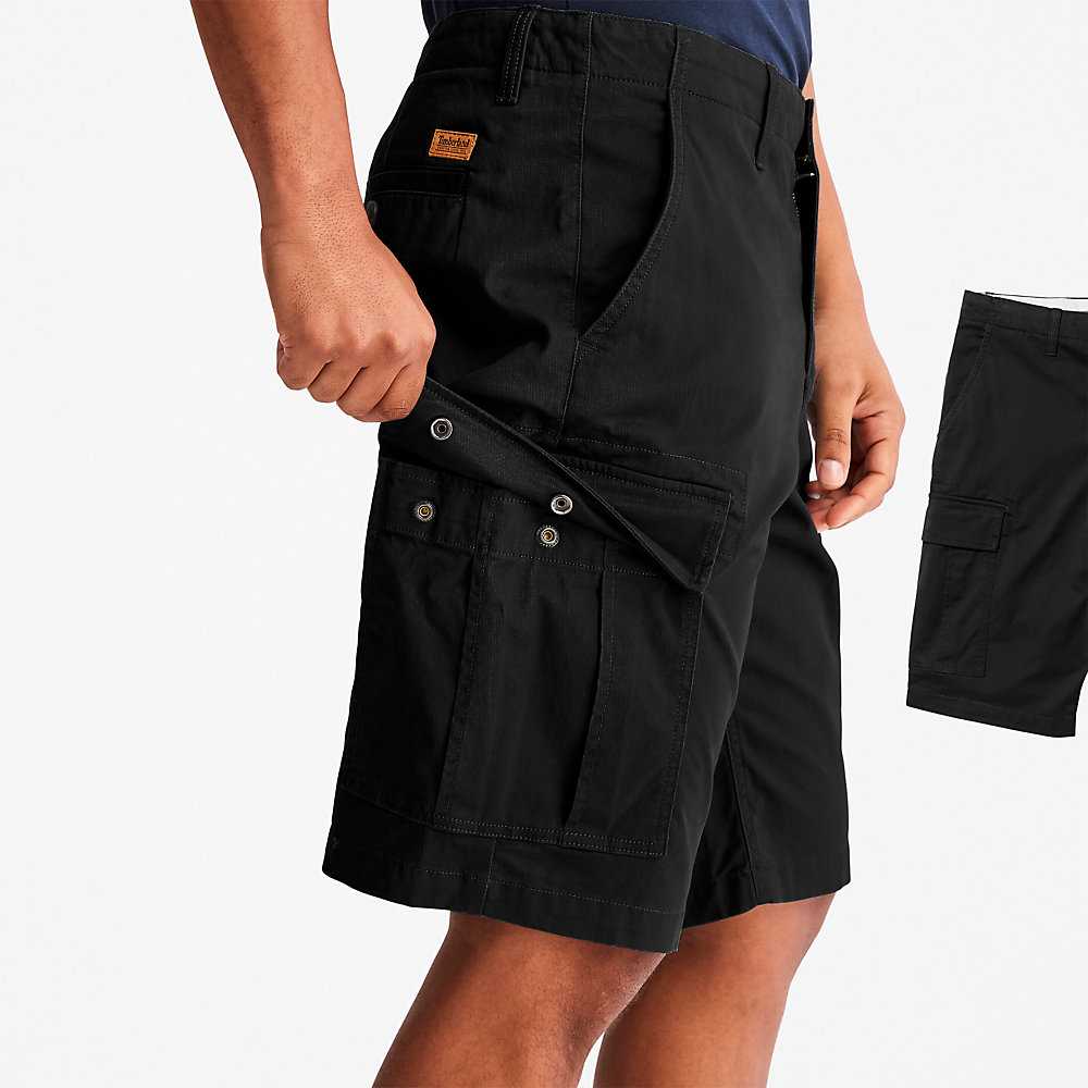 Men's Timberland Cargo Cargo Shorts Black | UAE-5934820