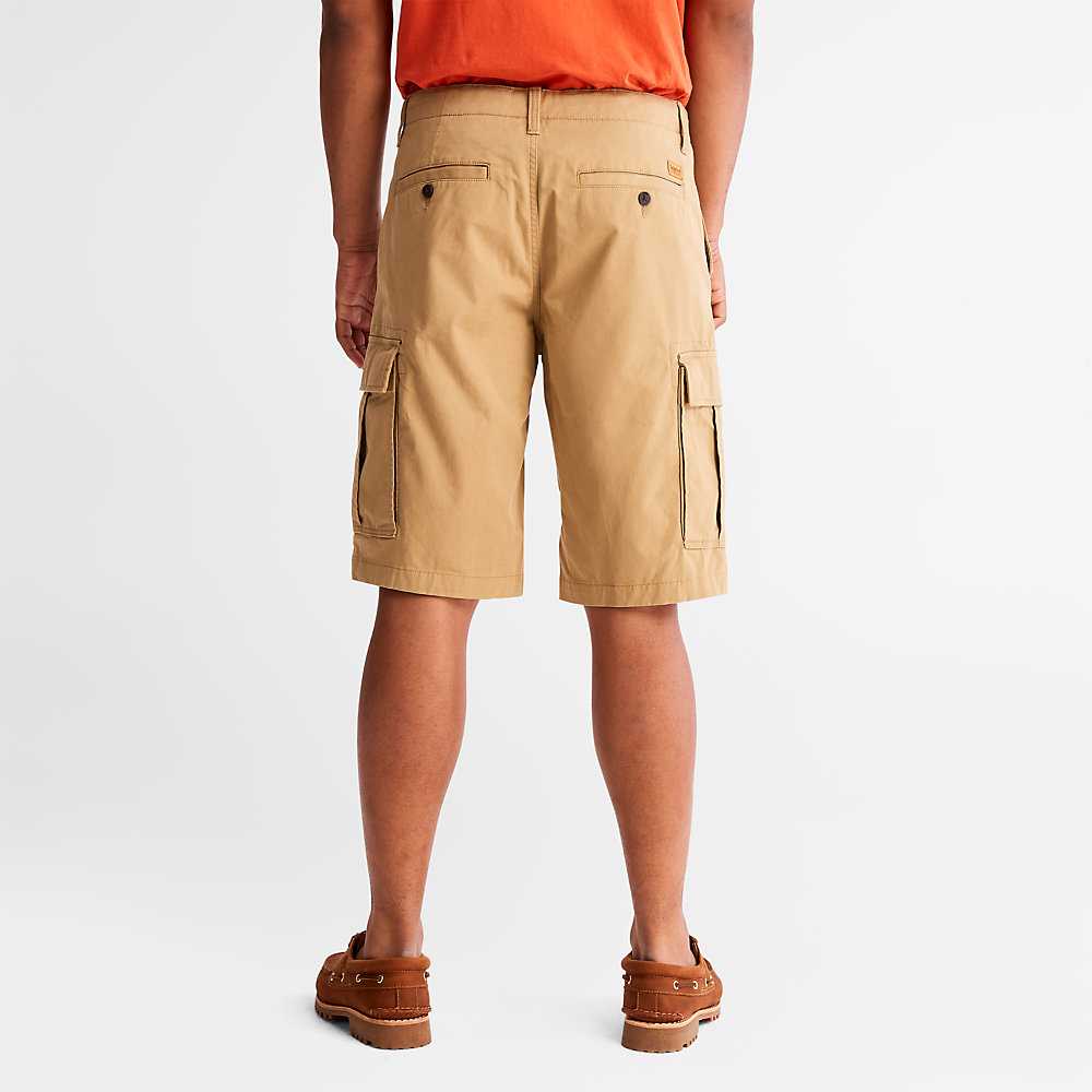 Men's Timberland Cargo Cargo Shorts Khaki | UAE-3261709