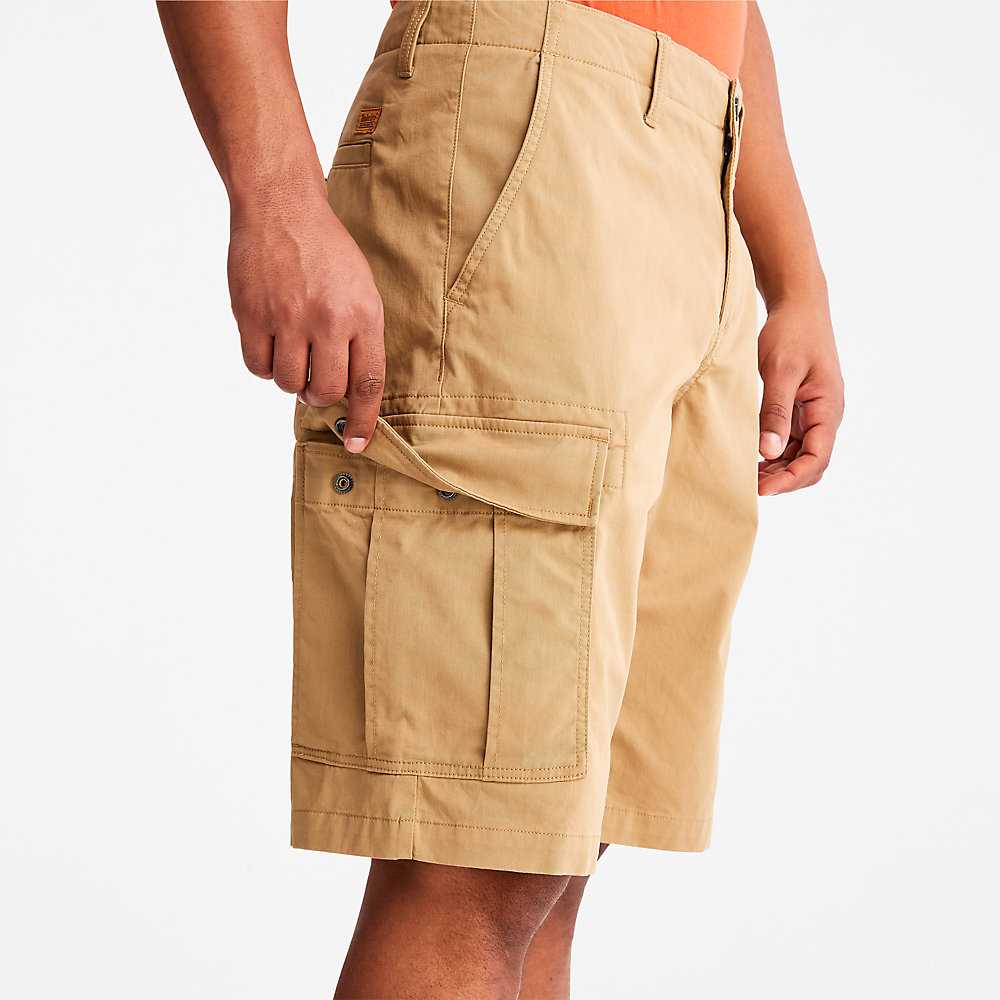 Men's Timberland Cargo Cargo Shorts Khaki | UAE-3261709