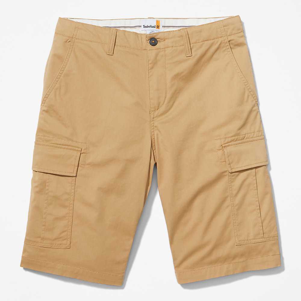 Men's Timberland Cargo Cargo Shorts Khaki | UAE-3261709