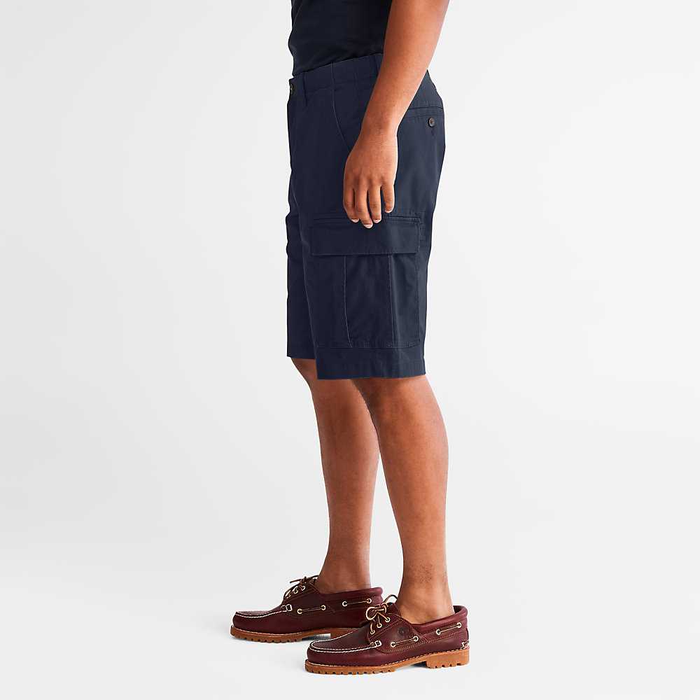 Men's Timberland Cargo Cargo Shorts Navy | UAE-0348695