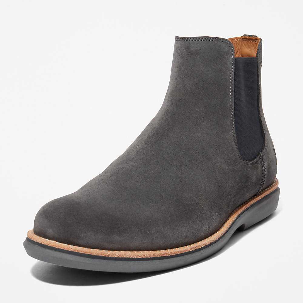 Men's Timberland City Groove Chelsea Boots Dark Grey | UAE-1093768