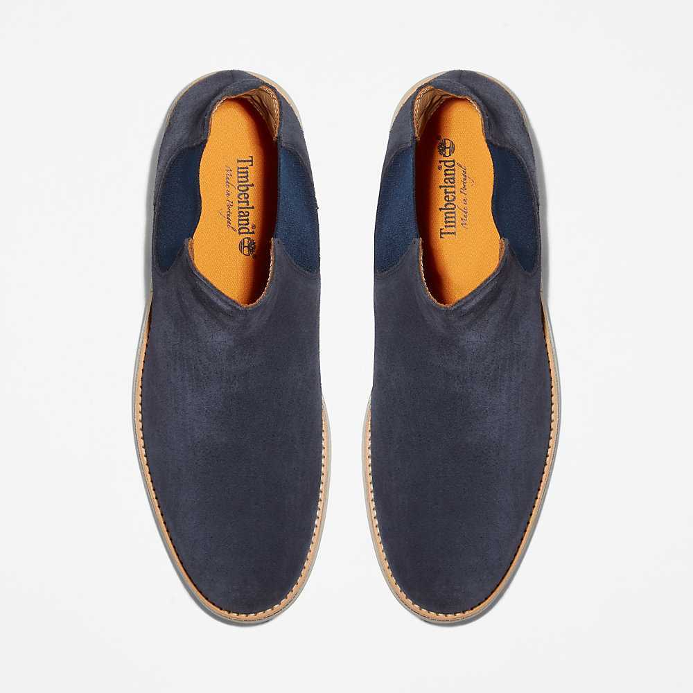 Men's Timberland City Groove Chelsea Boots Navy | UAE-6295813