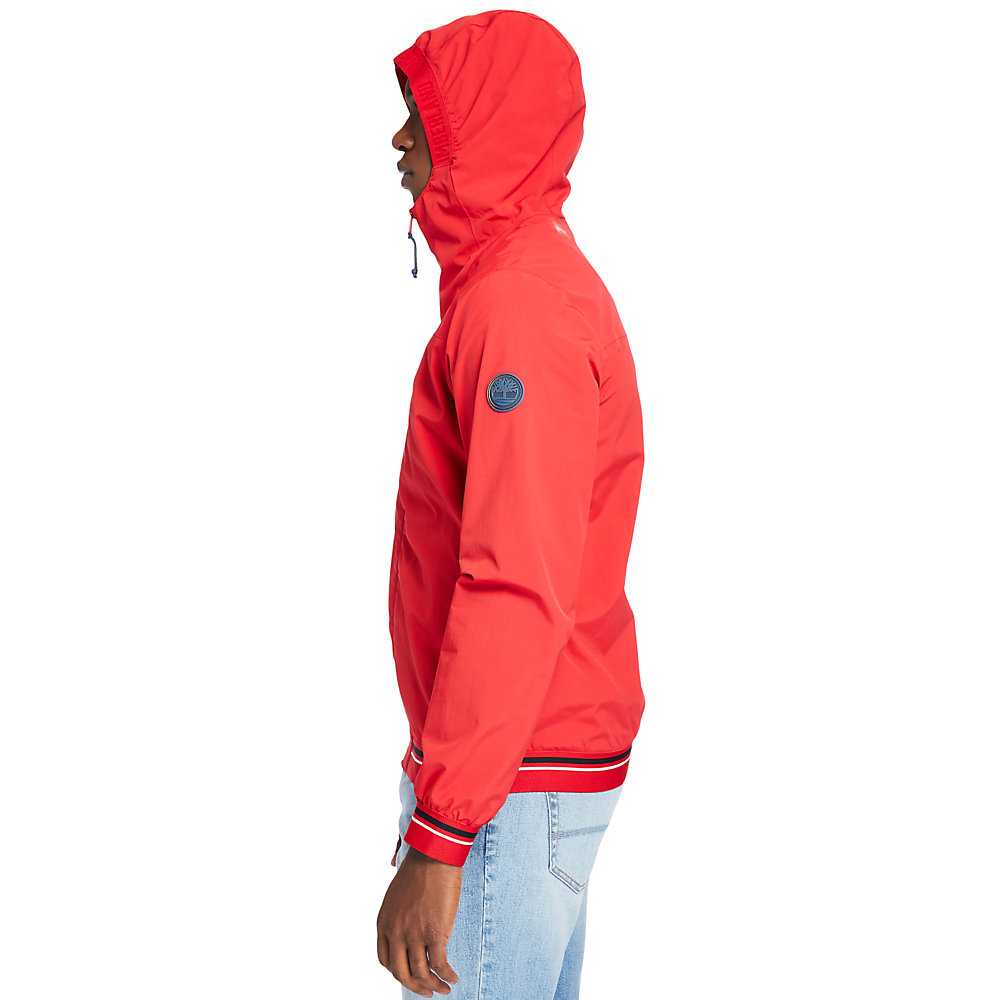 Men's Timberland Coastal Cool Bomber Jacket Red | UAE-3104762