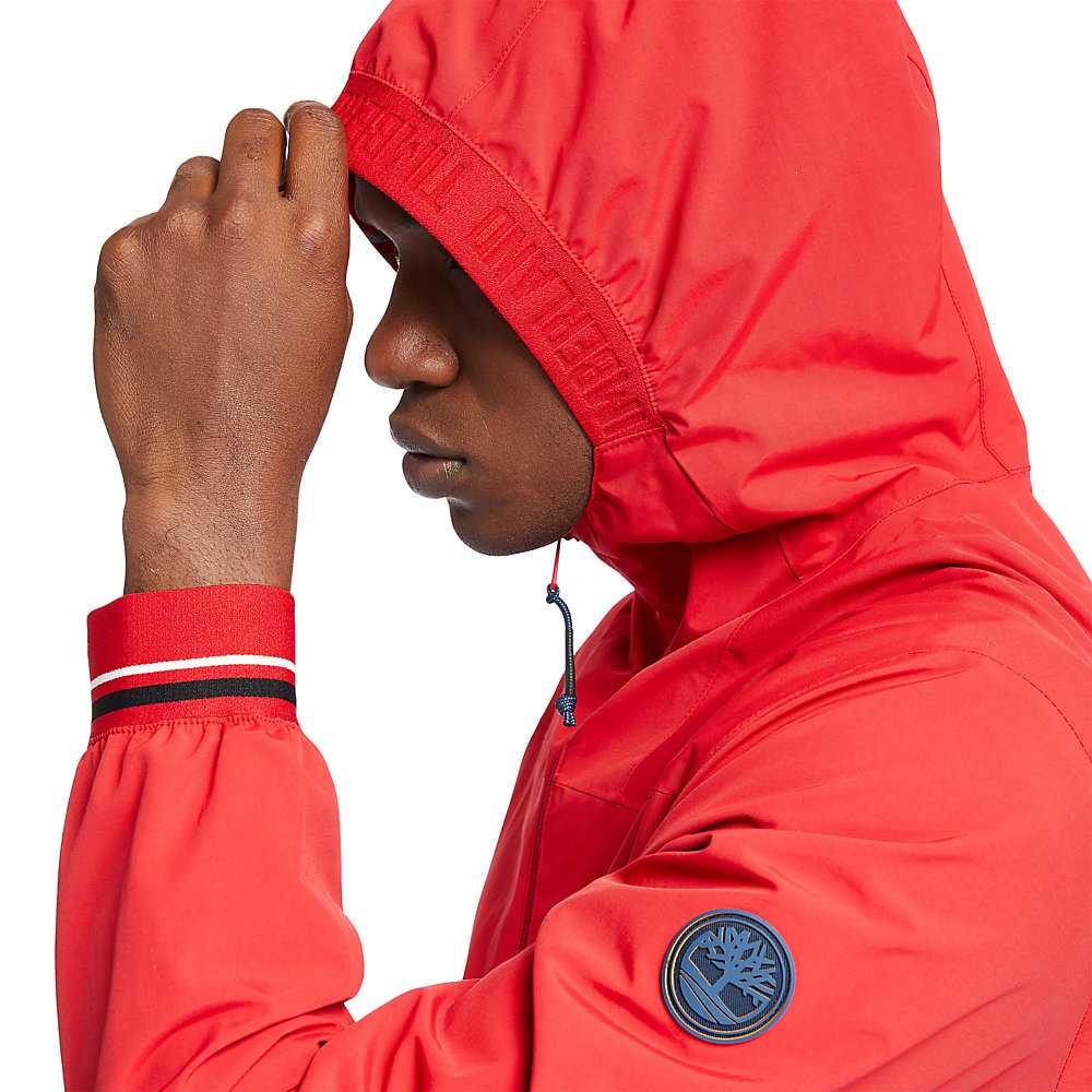 Men's Timberland Coastal Cool Bomber Jacket Red | UAE-3104762