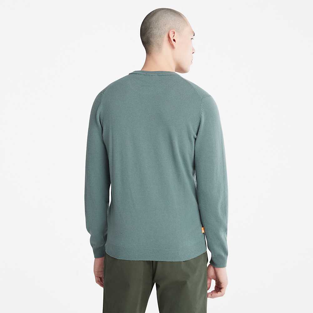 Men's Timberland Cohas Sweatshirt Green | UAE-2064598