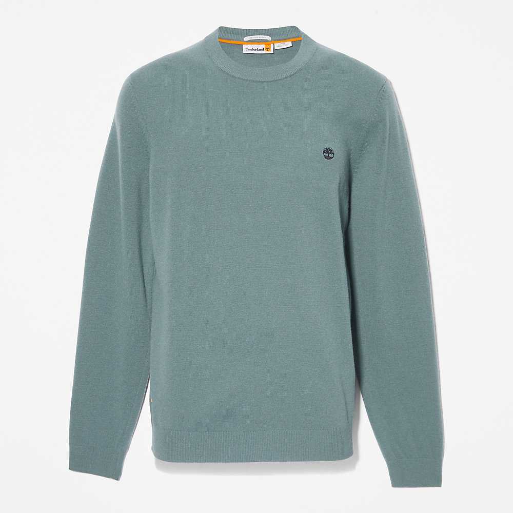 Men's Timberland Cohas Sweatshirt Green | UAE-2064598