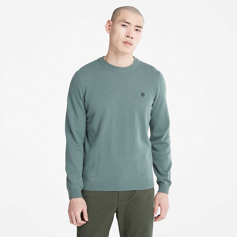 Men\'s Timberland Cohas Sweatshirt Green | UAE-2064598