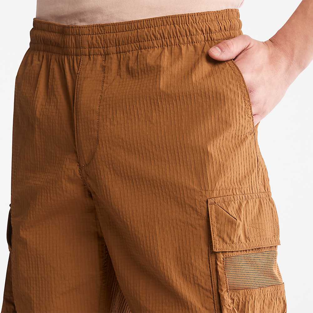 Men's Timberland Convertible Pants Brown | UAE-6321794