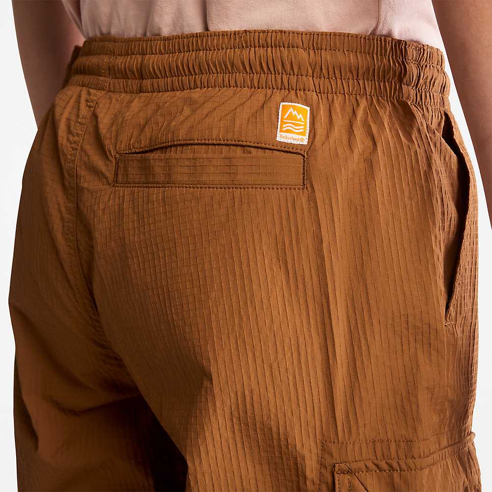 Men's Timberland Convertible Pants Brown | UAE-6321794