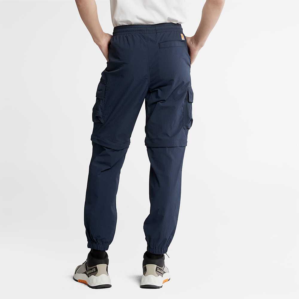 Men's Timberland Convertible Pants Navy | UAE-8367429