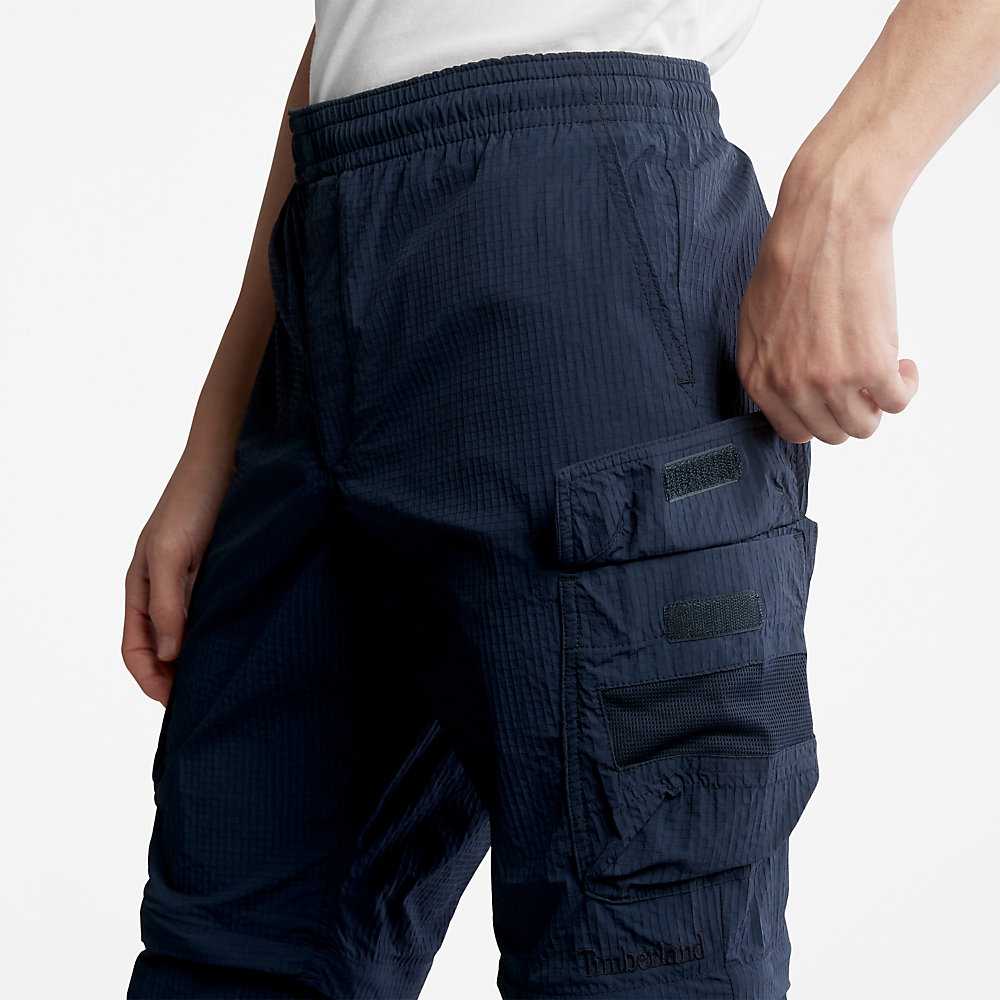 Men's Timberland Convertible Pants Navy | UAE-8367429